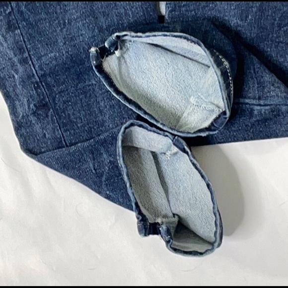 Diesel Grupee Denim + Sweatpants Skinny Jogg Blue Jeans Size 23 - Picture 5 of 5